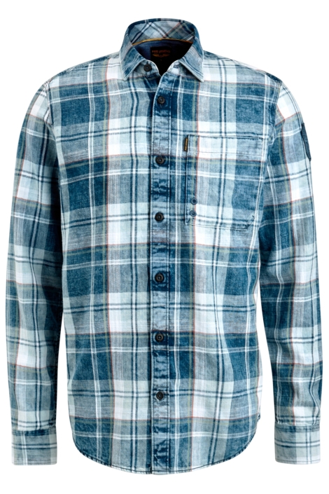PME legend long sleeve shirt indigo yarndyed